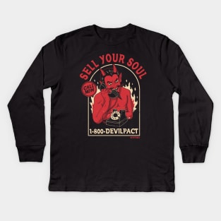 Sell Your Soul Kids Long Sleeve T-Shirt